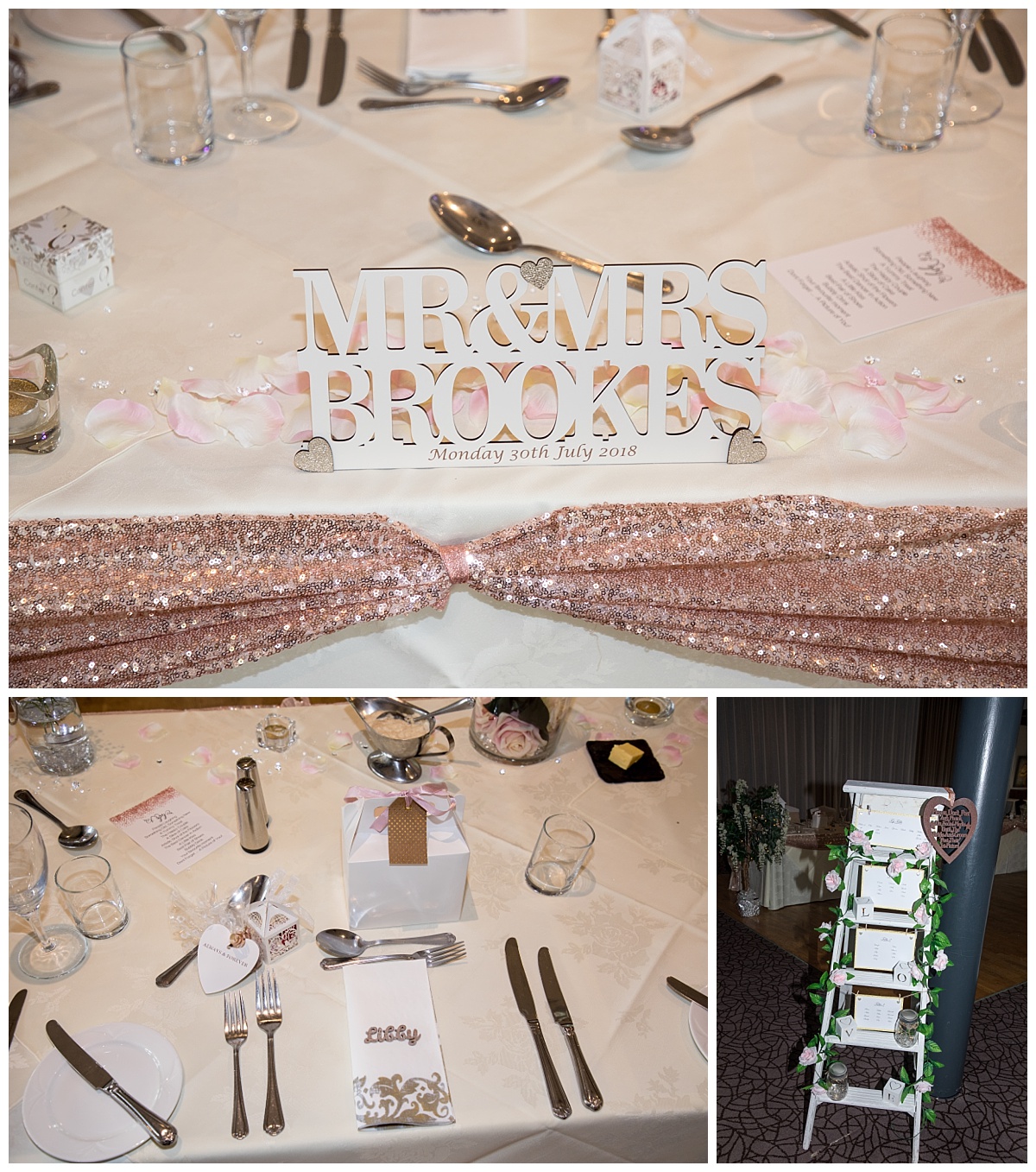 Lisa and James's The Three Horseshoes Country Inn wedding 40