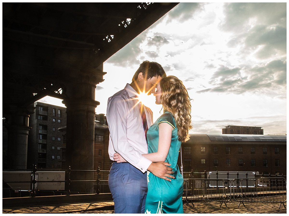 Wedding Photography Manchester - Stephanie and James's Pre wedding Shoot in Castlefield 3