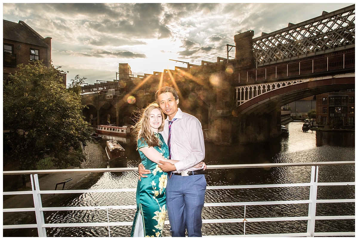 Wedding Photography Manchester - Stephanie and James's Pre wedding Shoot in Castlefield 6