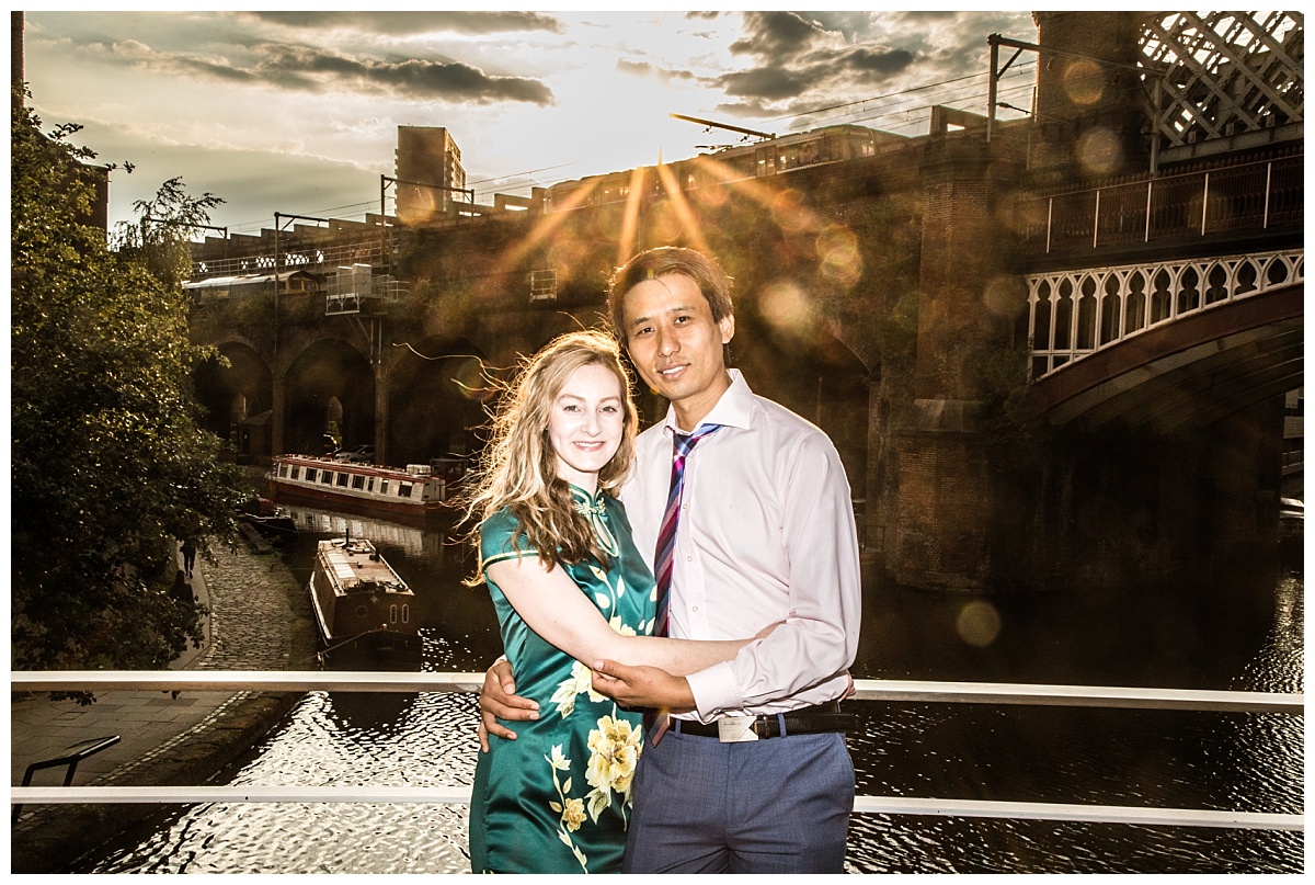 Wedding Photography Manchester - Stephanie and James's Pre wedding Shoot in Castlefield 7