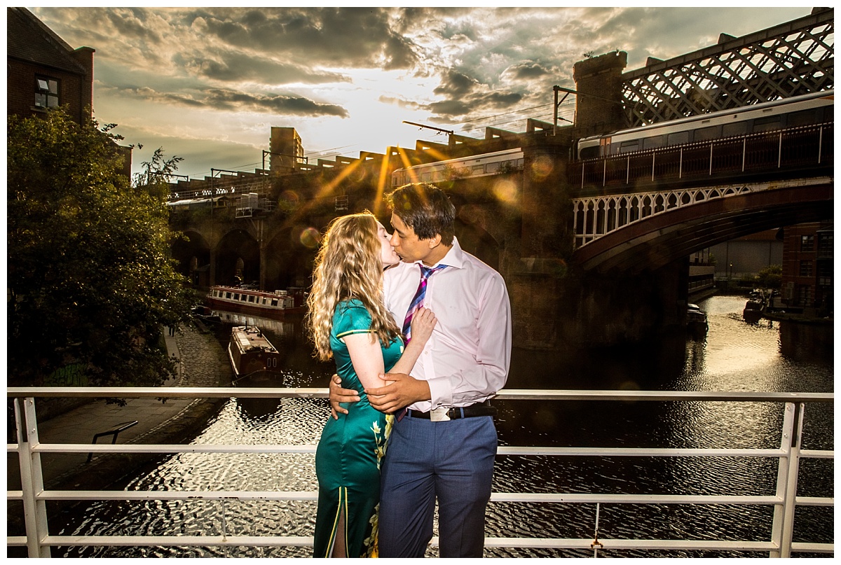 Wedding Photography Manchester - Stephanie and James's Pre wedding Shoot in Castlefield 8