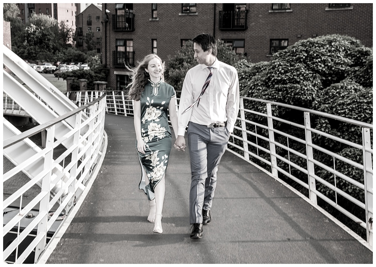Wedding Photography Manchester - Stephanie and James's Pre wedding Shoot in Castlefield 12