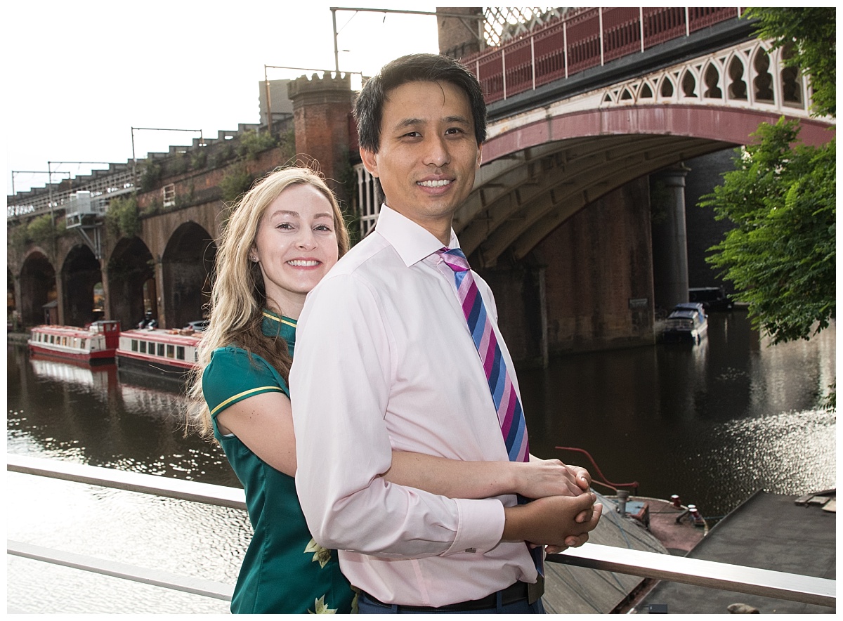 Wedding Photography Manchester - Stephanie and James's Pre wedding Shoot in Castlefield 17