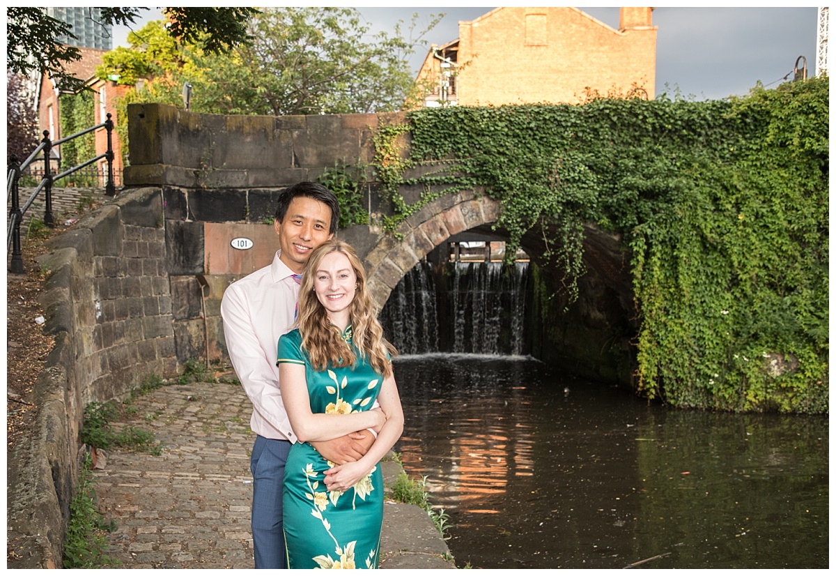 Wedding Photography Manchester - Stephanie and James's Pre wedding Shoot in Castlefield 18